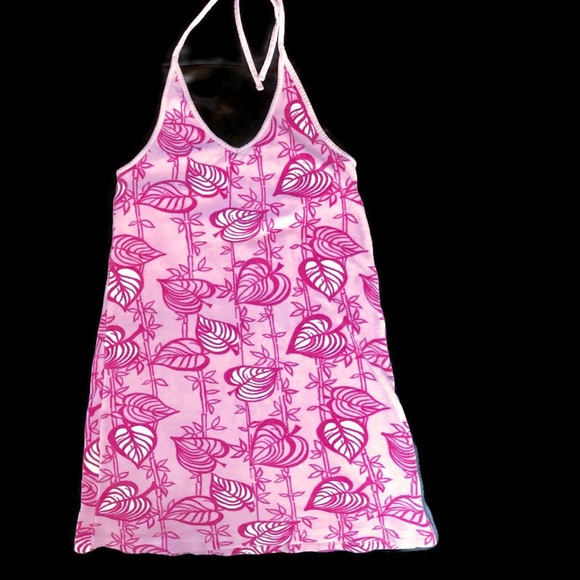 Lilly Pulitzer Dresses & Skirts - Lilly Pulitzer Pink White Halter Dress S M